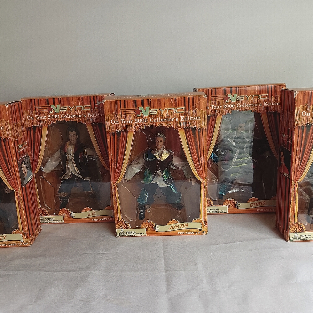 NSYNC On Tour 2000 Collector's Edition 5 Figurines Set NIB